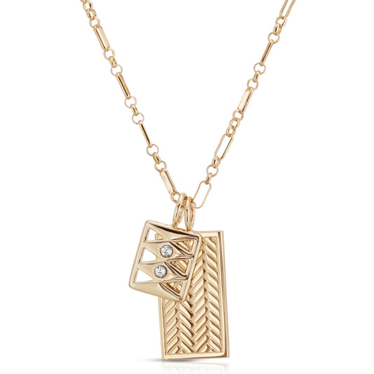 Cidney Charm Necklace by Eklexic