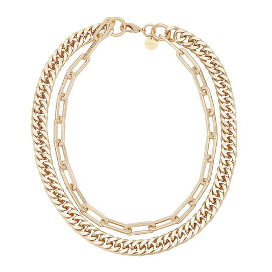 Double Layer Wren Necklace by Eklexic