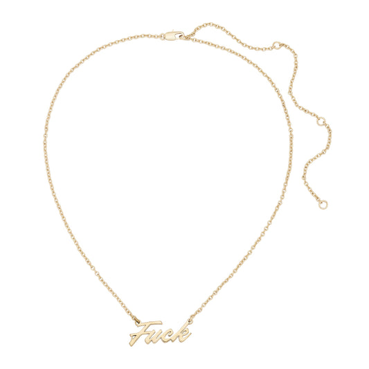 F*** Necklace by Eklexic
