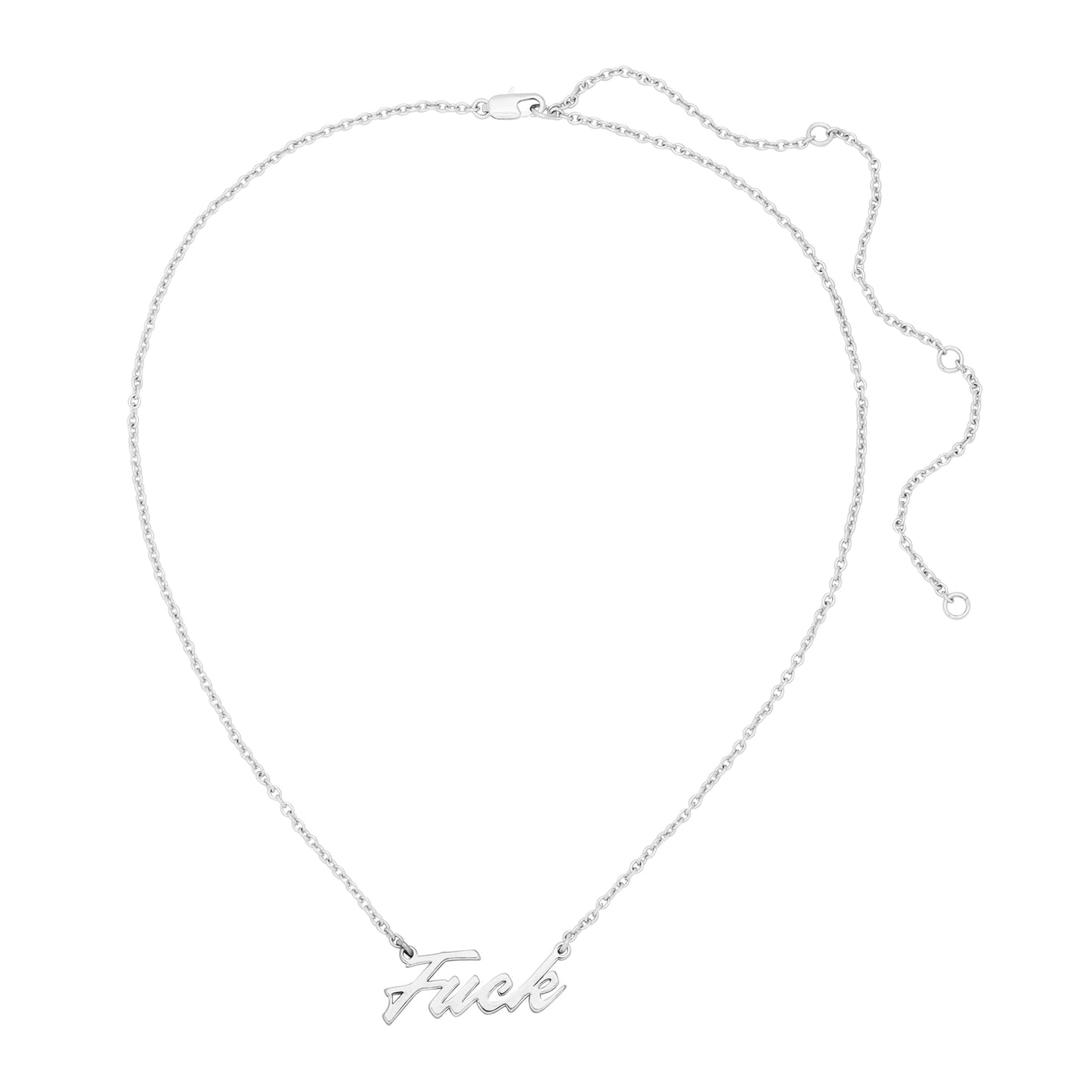 F*** Necklace by Eklexic