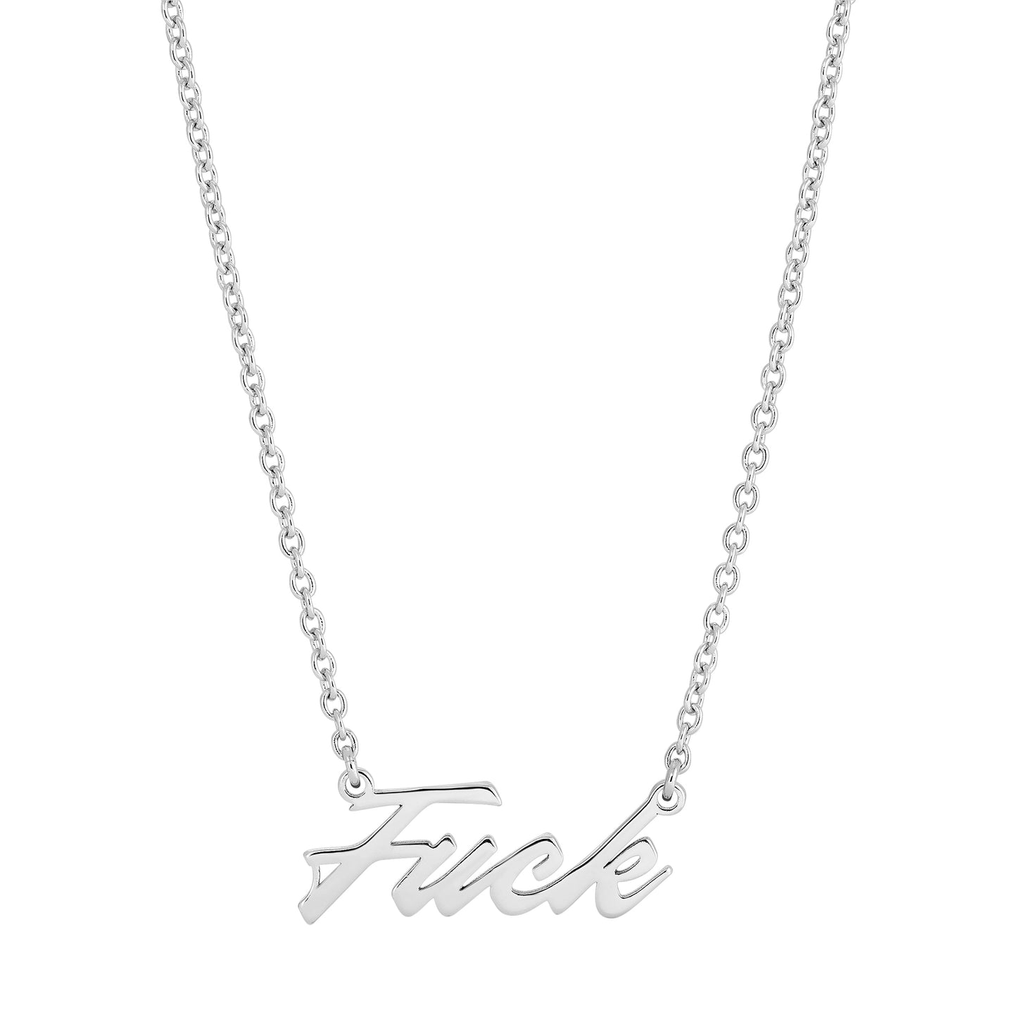 F*** Necklace by Eklexic