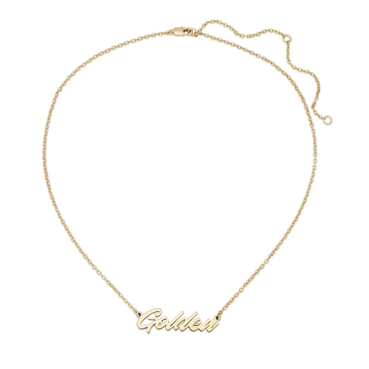Golden Necklace by Eklexic
