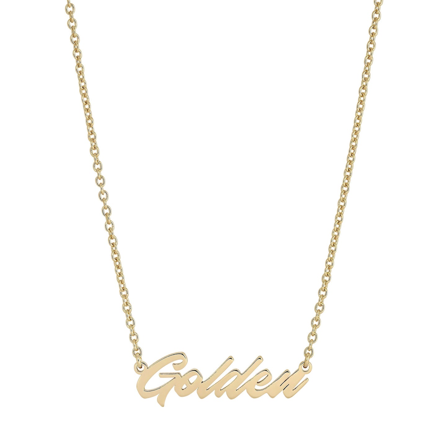 Golden Necklace by Eklexic