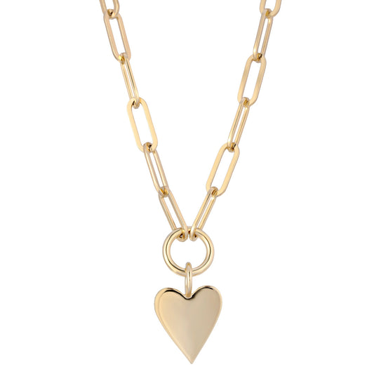 Heart Pendant Necklace by Eklexic