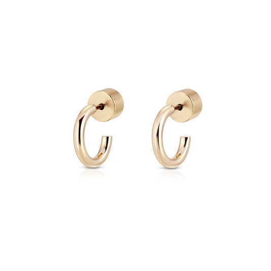Jeanne Huggie Hoops by Eklexic