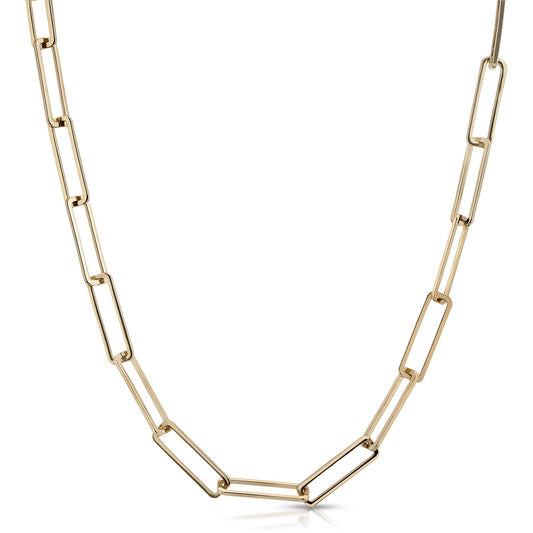 LARGE RECTANGLE LINK MASK CHAIN by Eklexic