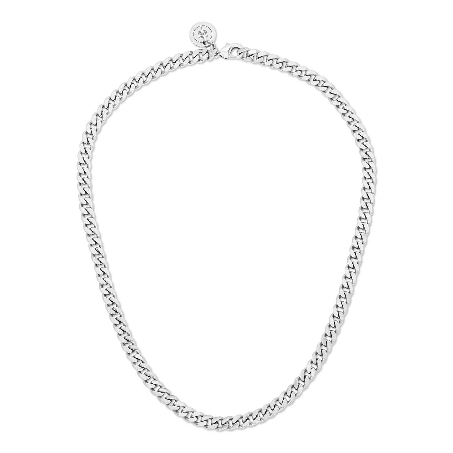 MICRO LINK CURB CHAIN NECKLACE by Eklexic