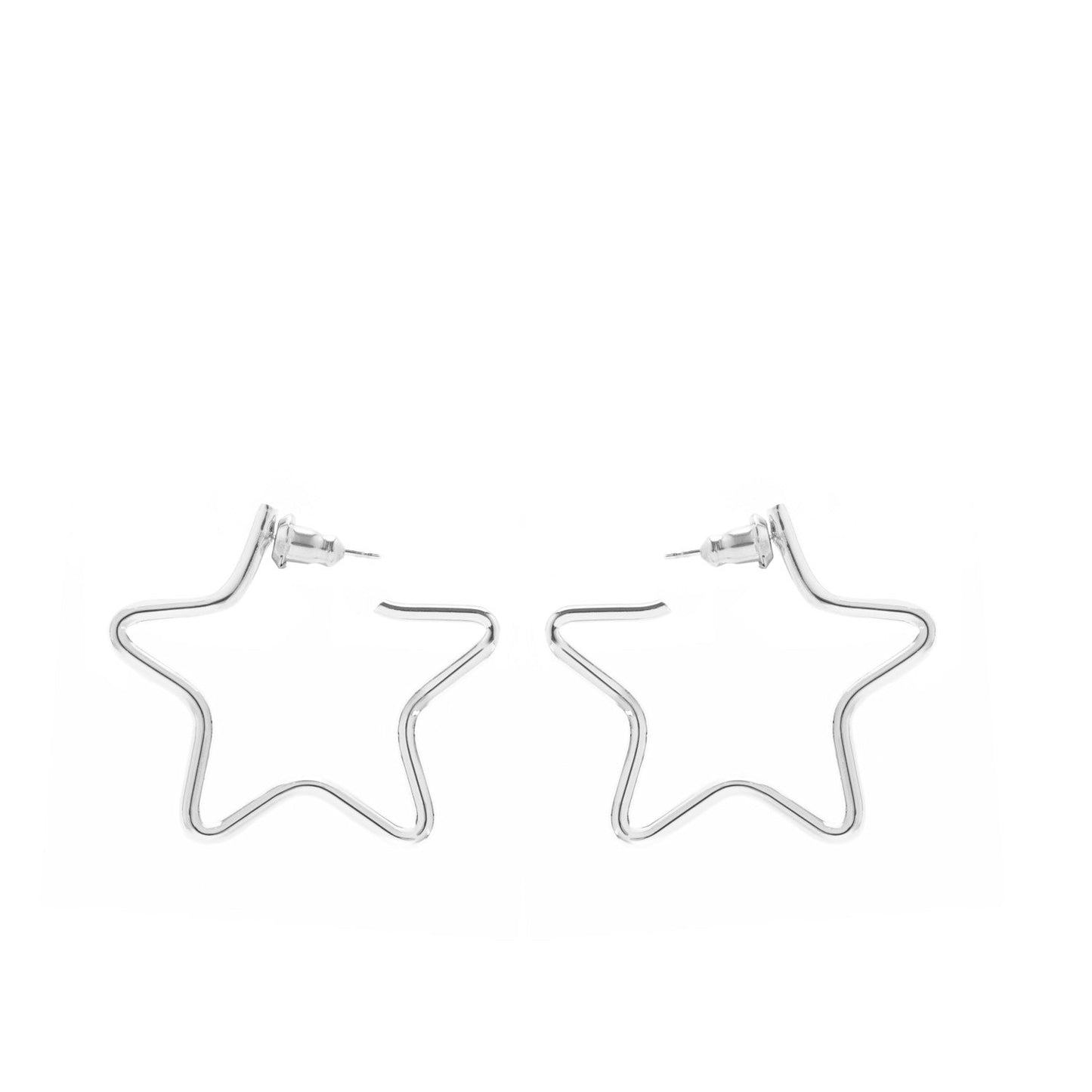 Small Full Star Earrings by Eklexic