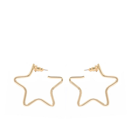 Small Full Star Earrings by Eklexic