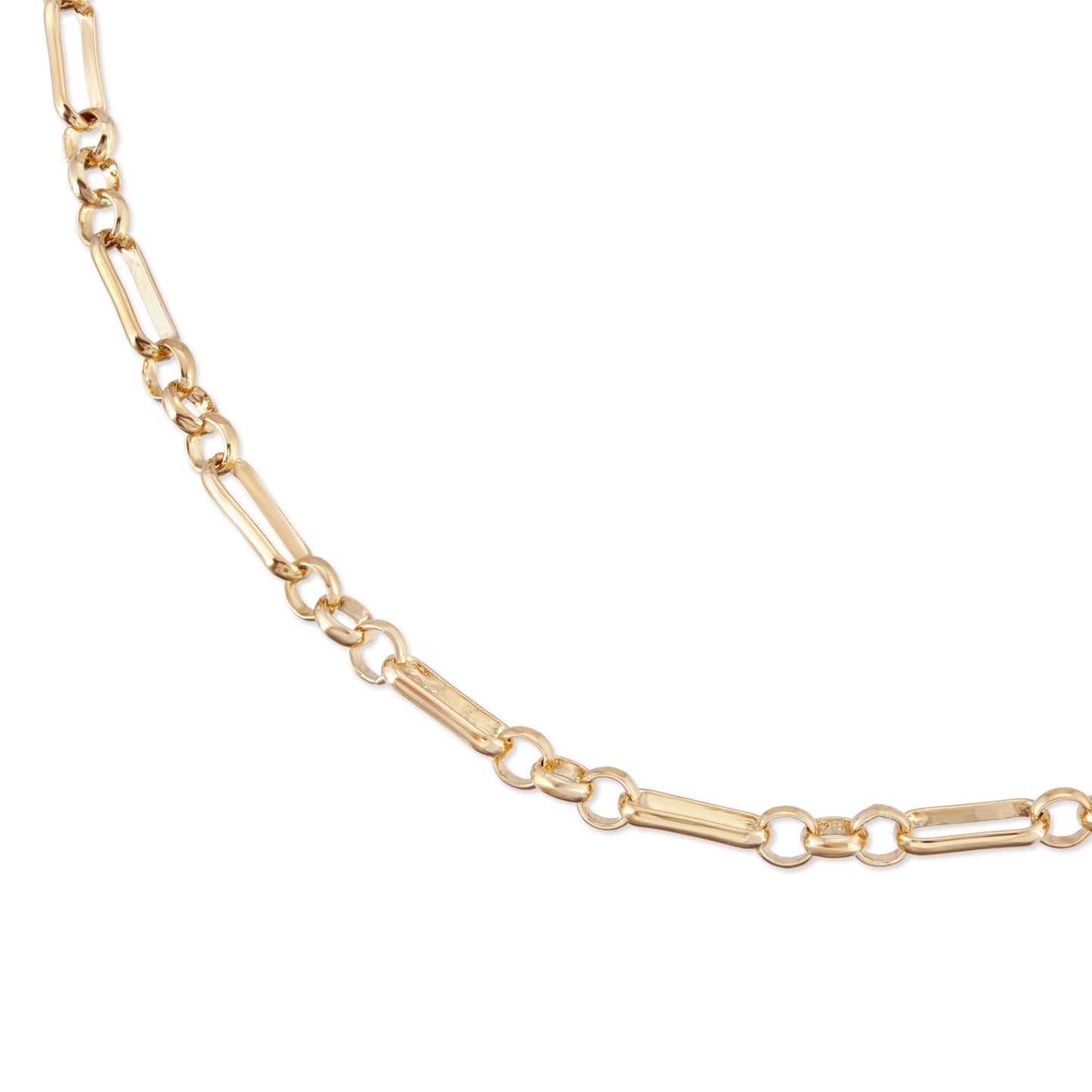 Small Multi Link Chain Anklet by Eklexic
