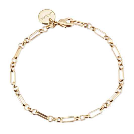 Small Multi Link Chain Bracelet by Eklexic