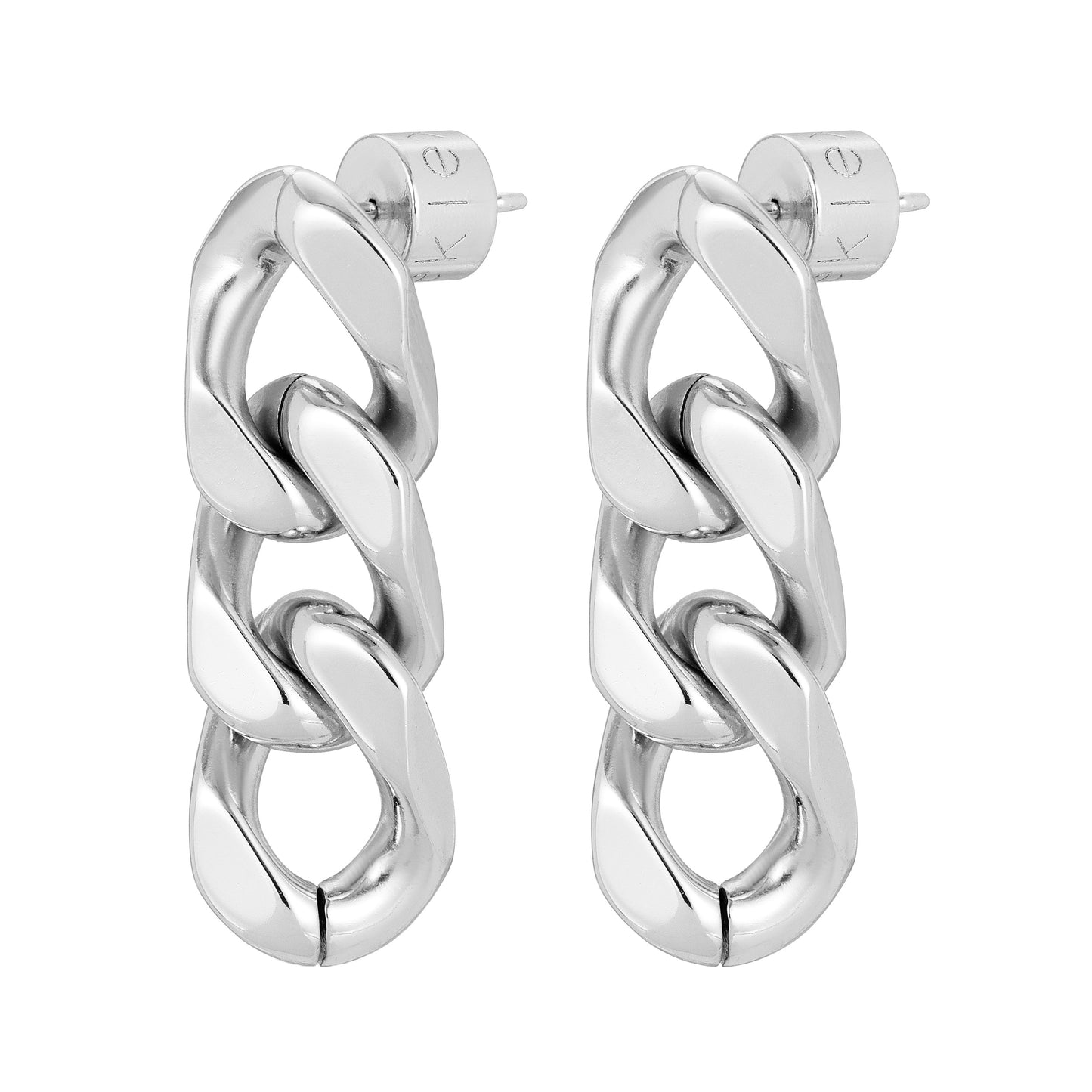 Taraji 3 Link Drop Earrings by Eklexic