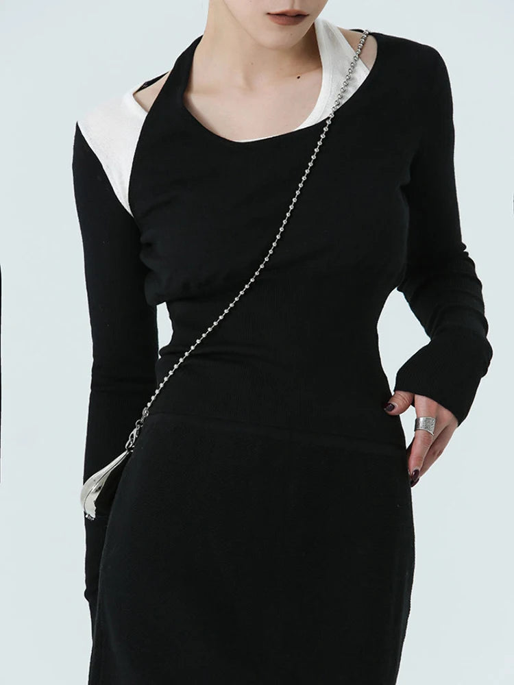 Chambrey Cutout Skirt