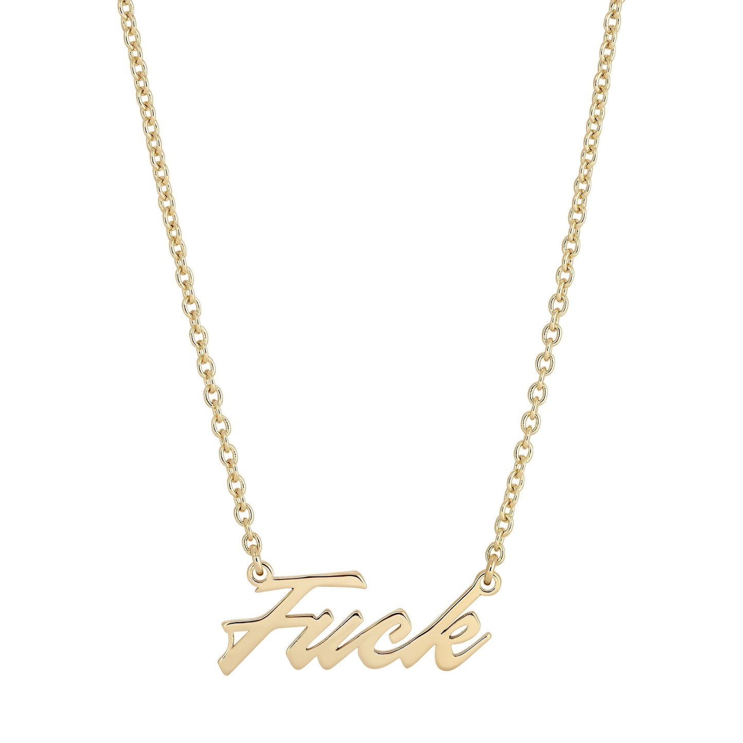 F*** Necklace by Eklexic