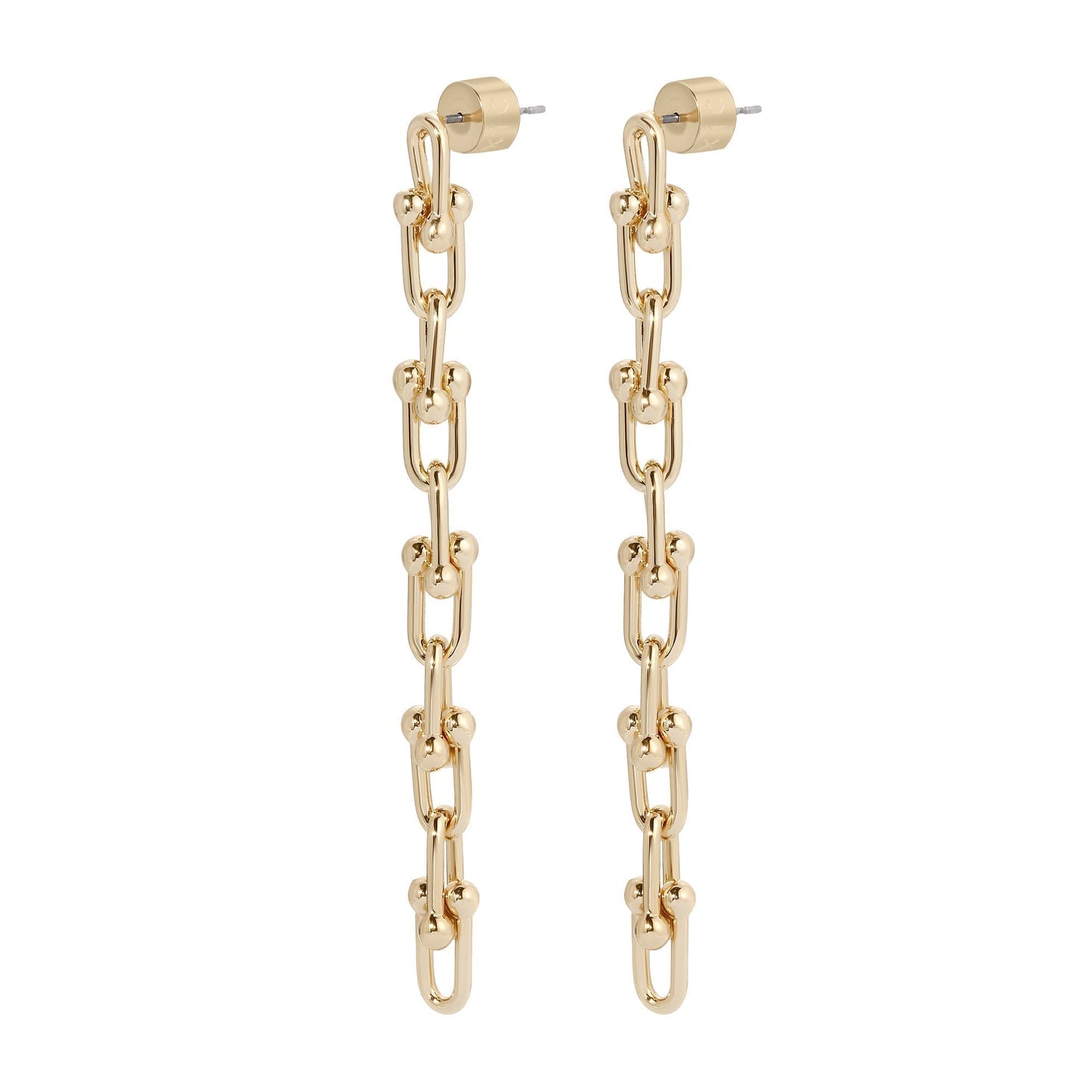 Small Margaux 10 Link Drop Earrings by Eklexic