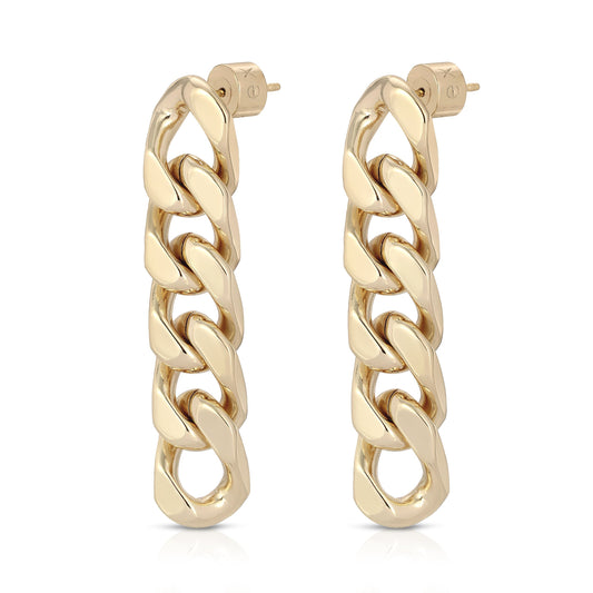 Taraji 5 Link Drop Earrings by Eklexic