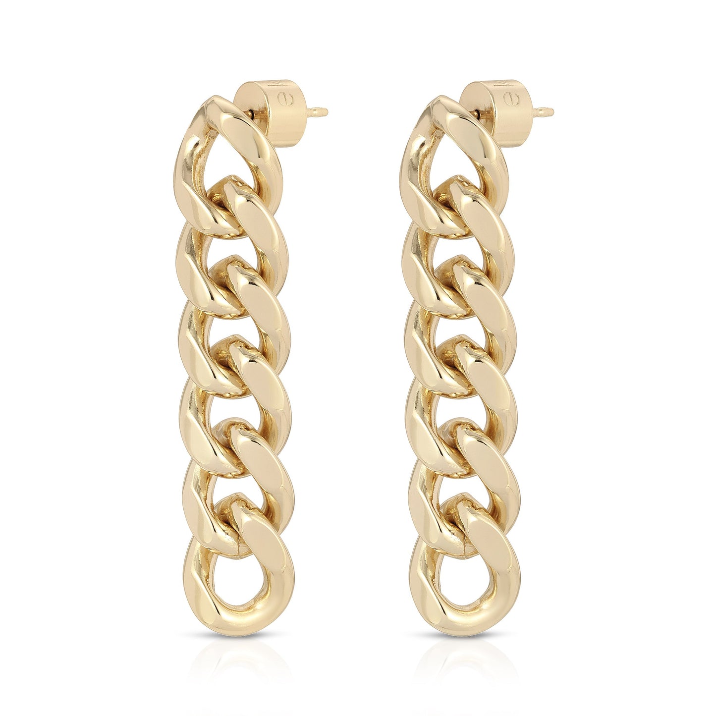 Valentina 6 Link Drop Earrings by Eklexic
