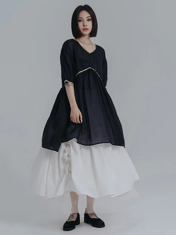 Misato Puff Sleeve Dress