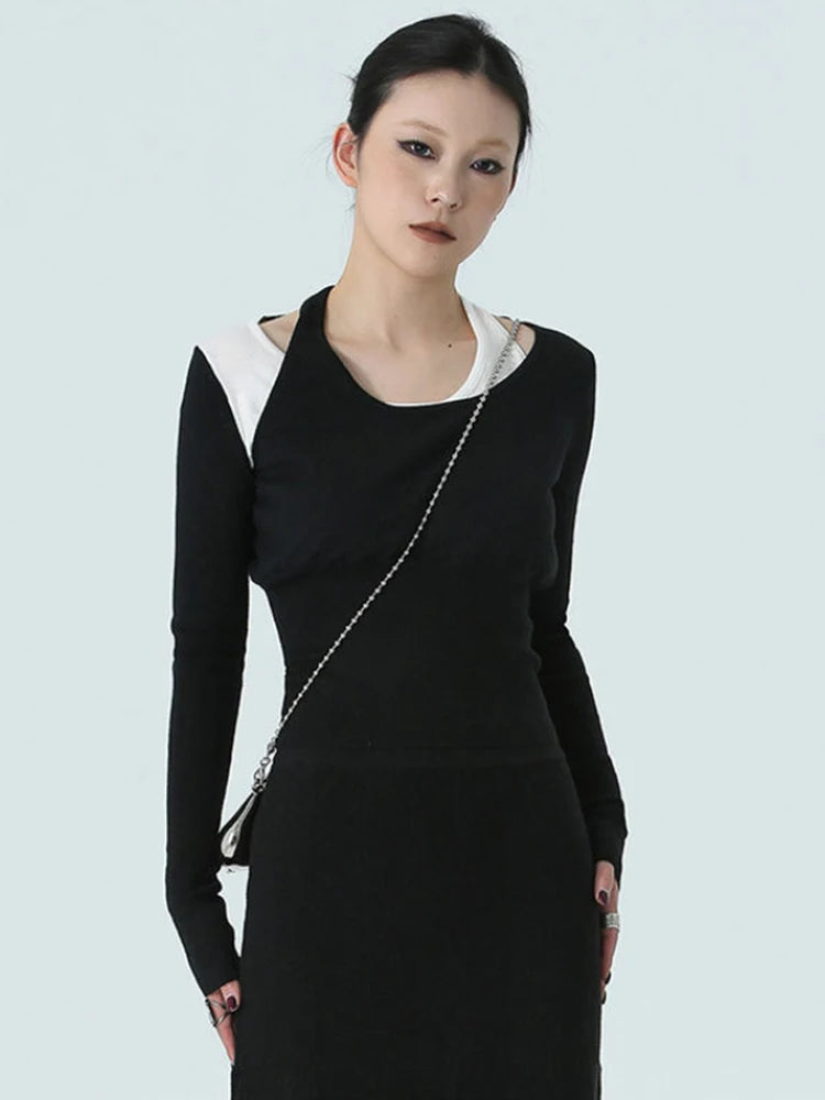 Chambrey Cutout Skirt