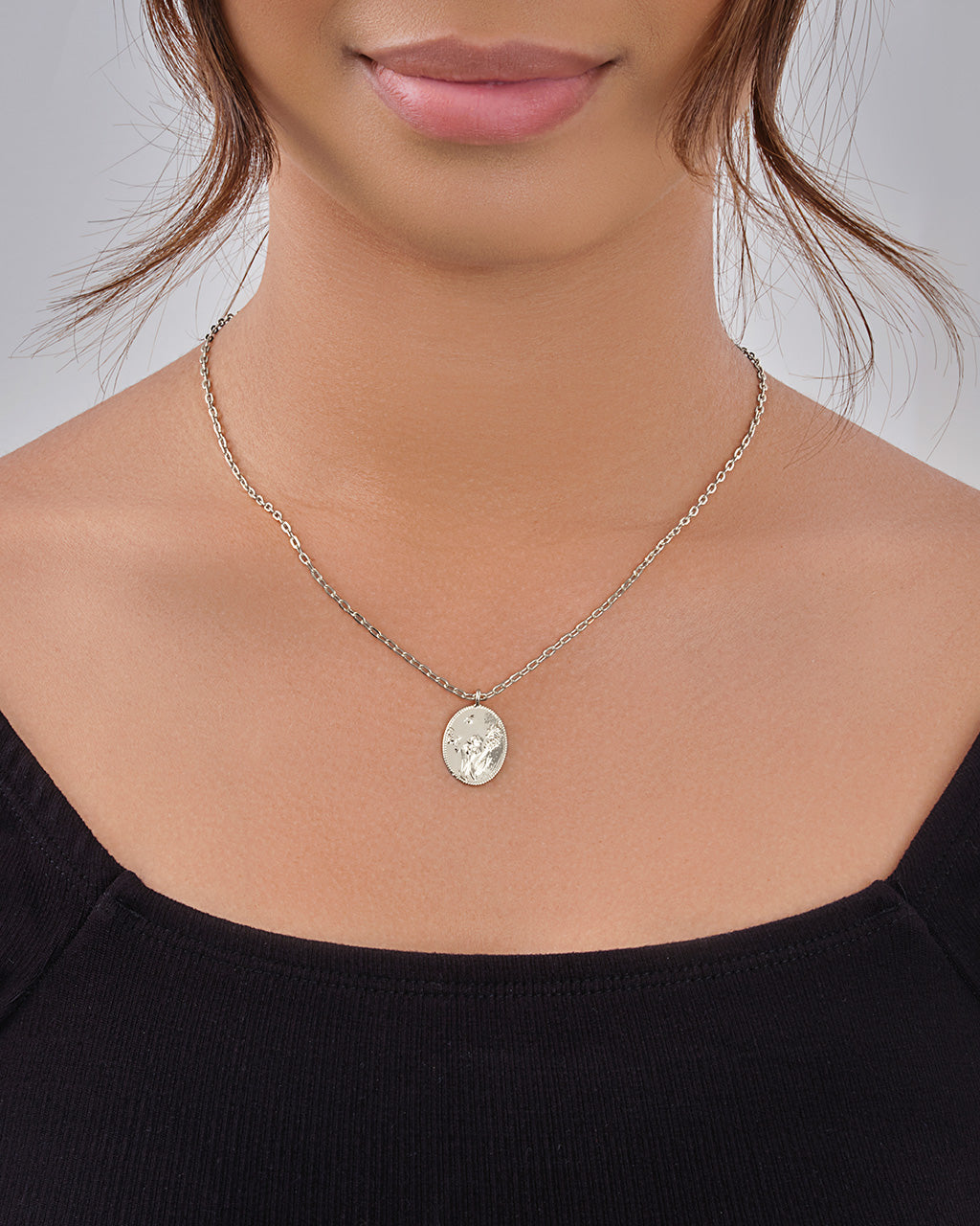 Engraved Garden Pendant by Sterling Forever